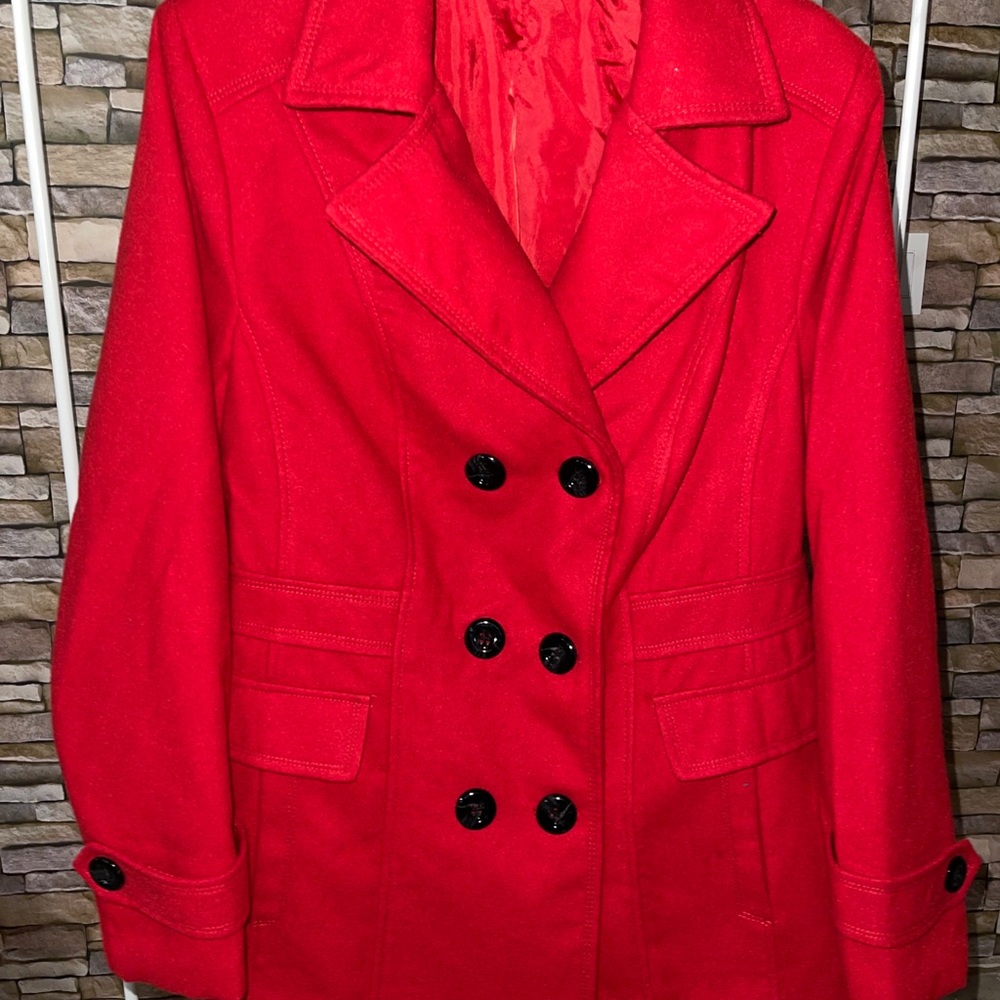 Red Peacoat